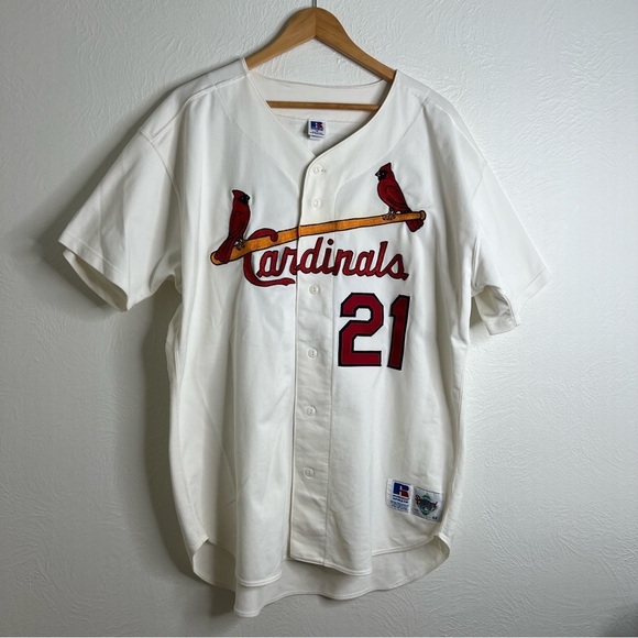 Authentic Vintage St. Louis Cardinals Cipriani 21 Baseball Jersey - Size 48 - Picture 7 of 13